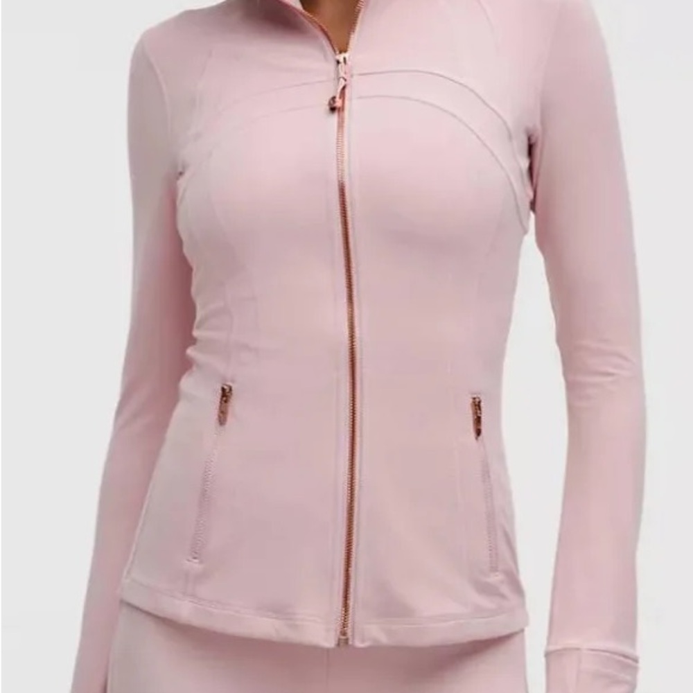 Lululemon Athletica Pink Haze with Rose Gold Define Jacket